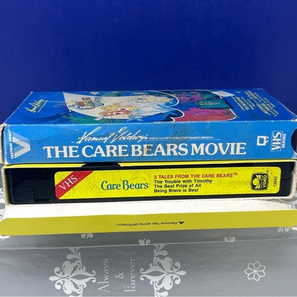 1984- 86 Care Bears Movies and Golden Book VHS bundle - Picture 4 of 11